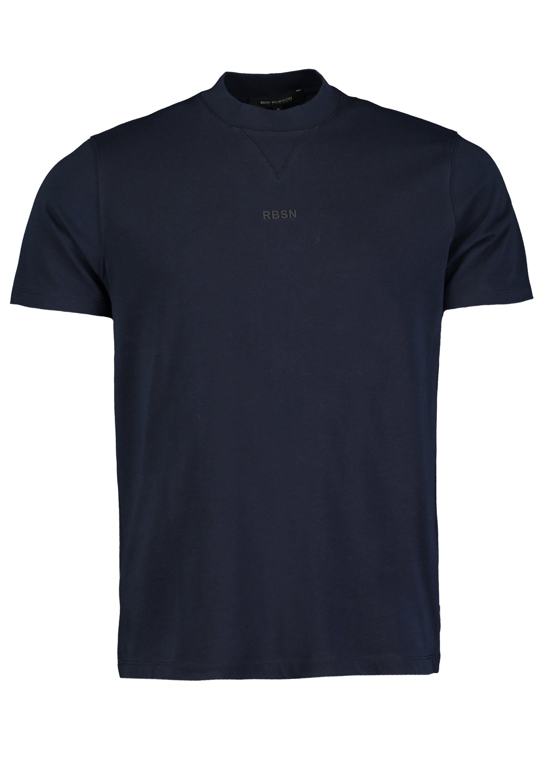 Roy Robson T-Shirt mit dunkelblau T-Shirt Rundhals