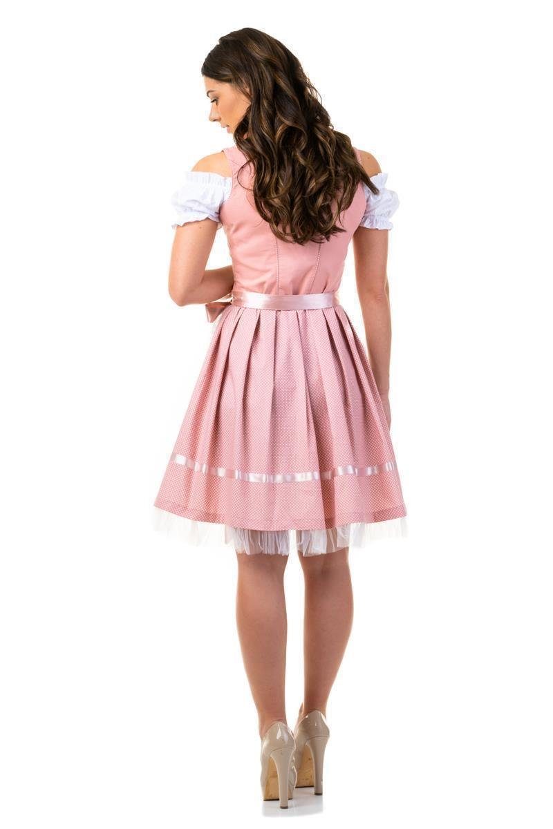 Trachtl Dirndl DIRNDL TRACHTENKLEID DAMEN SARAH IN ROSA 3.TLG günstig online kaufen