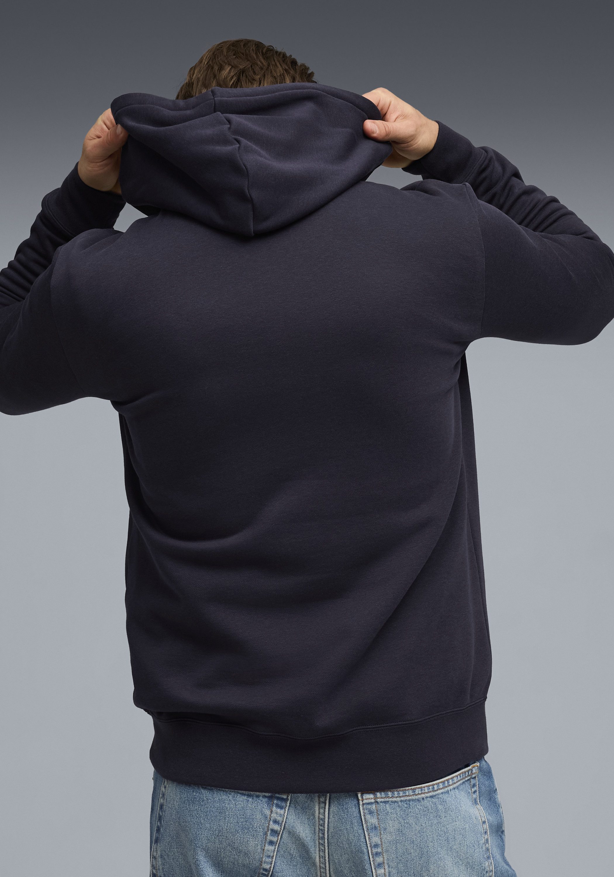 PUMA Kapuzensweatshirt ESS 2 COLOR SMALL NO. 1 LOGO HOODIE FL Regular Fit, mit verstellbarer Kapuze, mit Kängurutasche