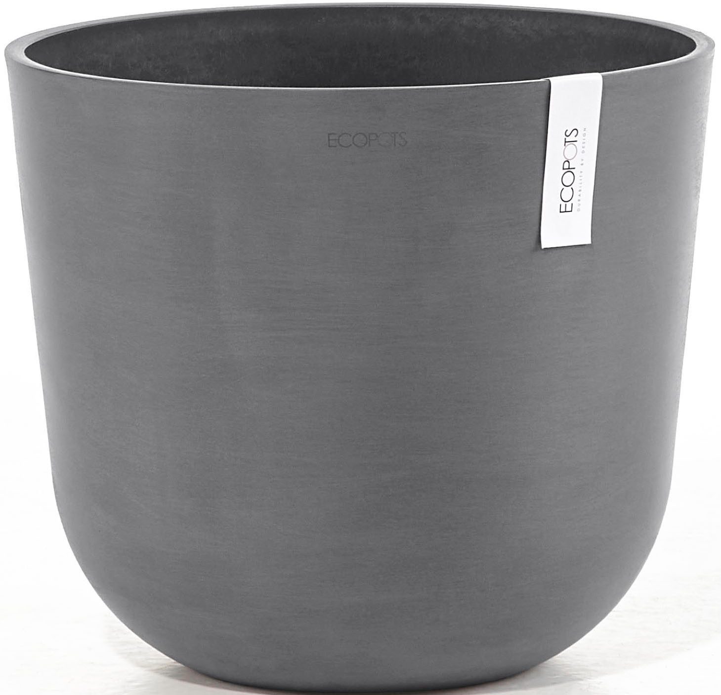 ECOPOTS Blumentopf Oslo 35 Grau, für innen und außen: frostsicher, bruchsic günstig online kaufen