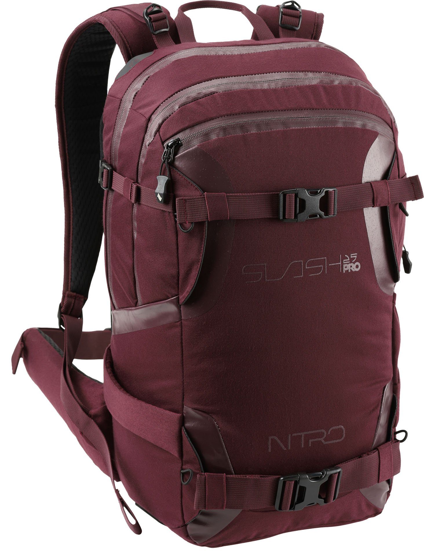 NITRO Freizeitrucksack Slash 25 Pro, Supernova, speziell für den Wintersport  konzipiert