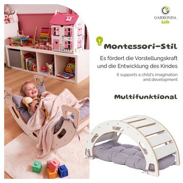 Garronda Klettergerüst Kletterbogen mit Kissen Montessori Spielzeug ab 1 Jahr GD-0059, (Set, 1-St)