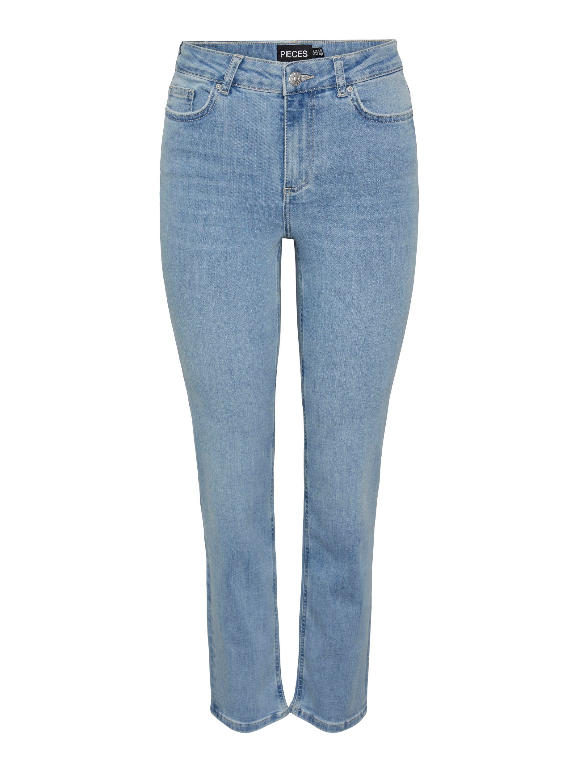 pieces 5-Pocket-Jeans PCDELLY STRAIGHT MW ANKL LB124 NOOS