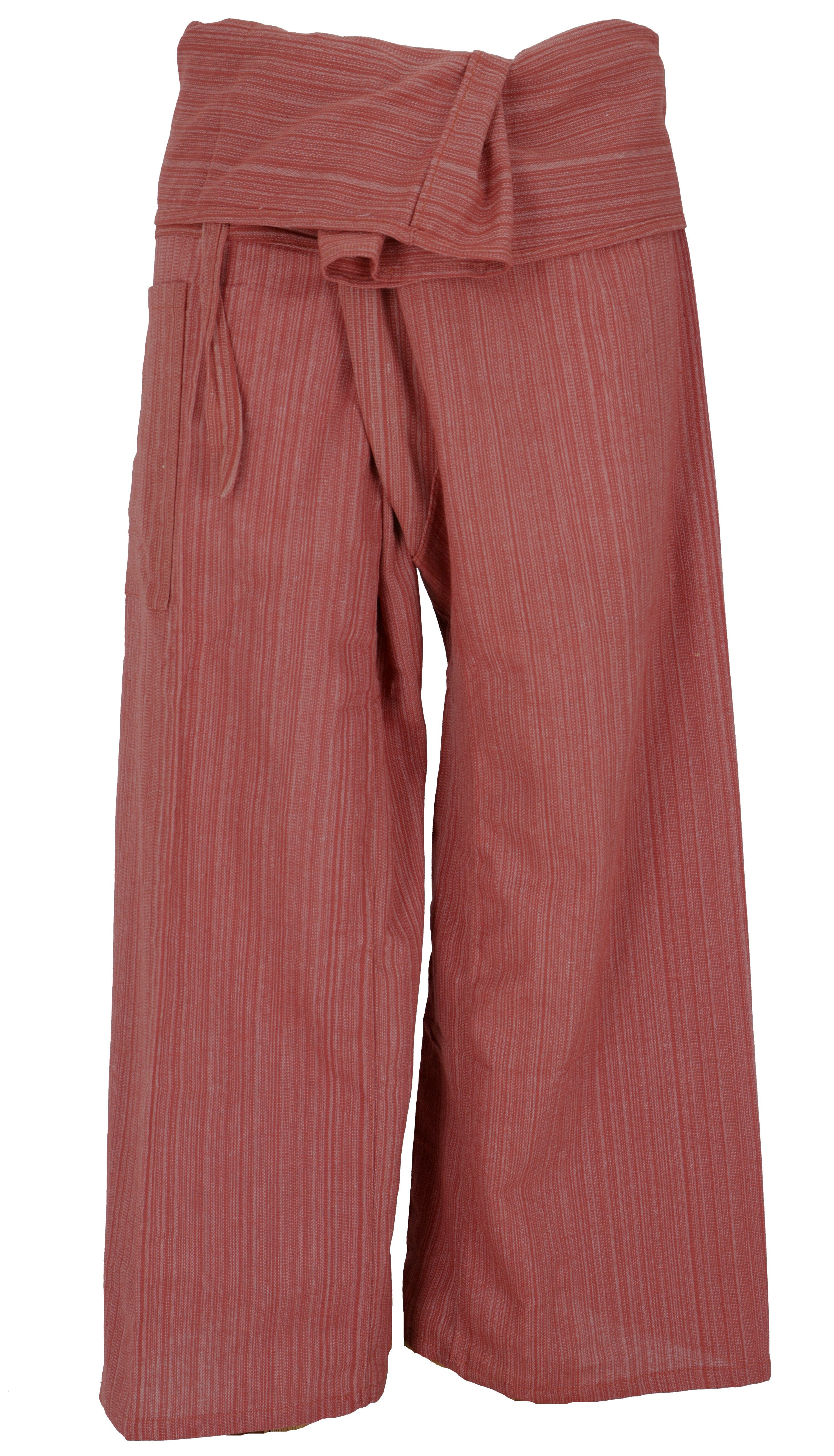 Guru-Shop Relaxhose Thai Fischerhose aus gestreiftem Webstoff,.. Ethno Style, alternative Bekleidung
