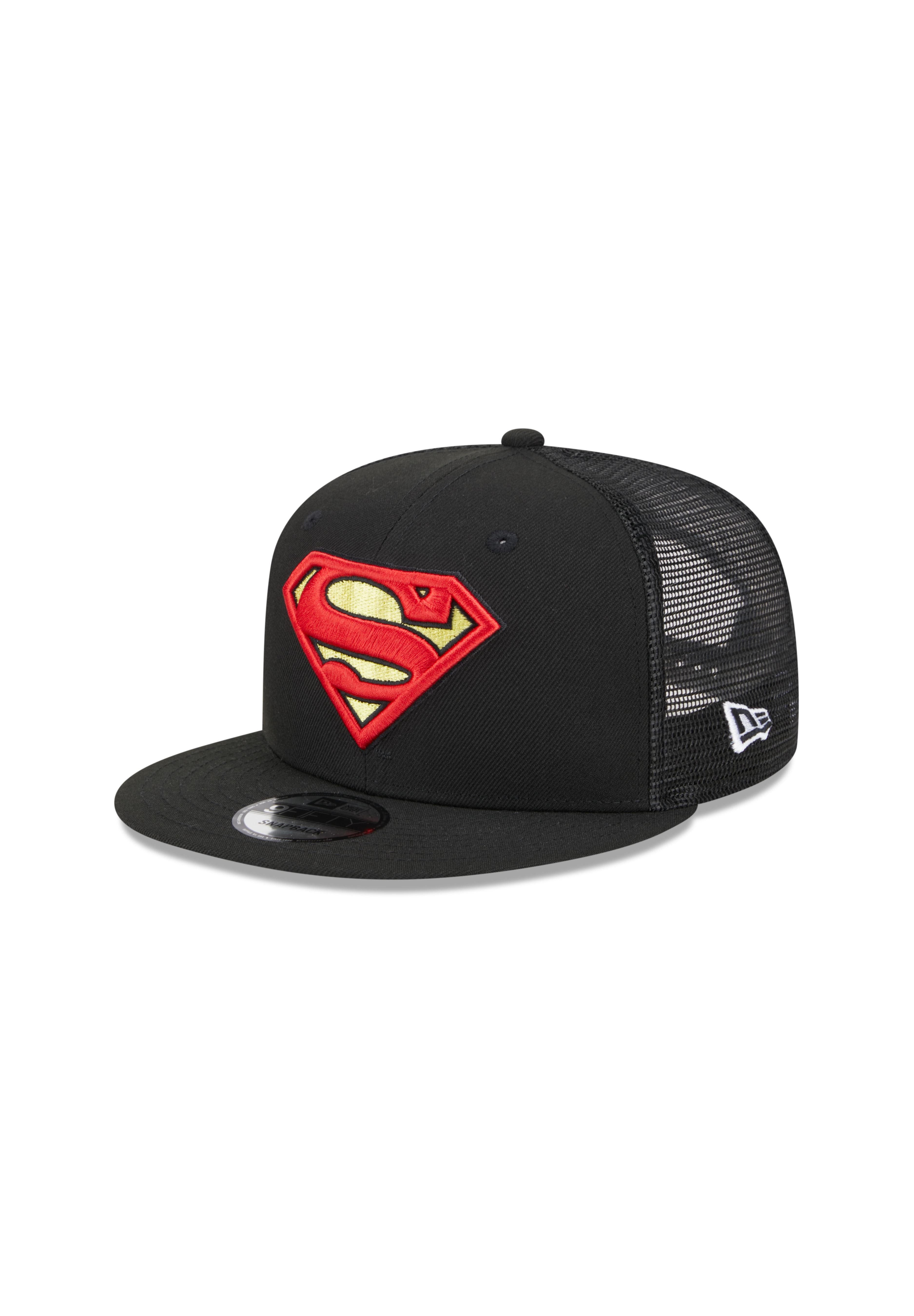 Snapback Cap Superman DC Trucker Schwarz Verstellbare 9Fifty Snapback Cap New Era