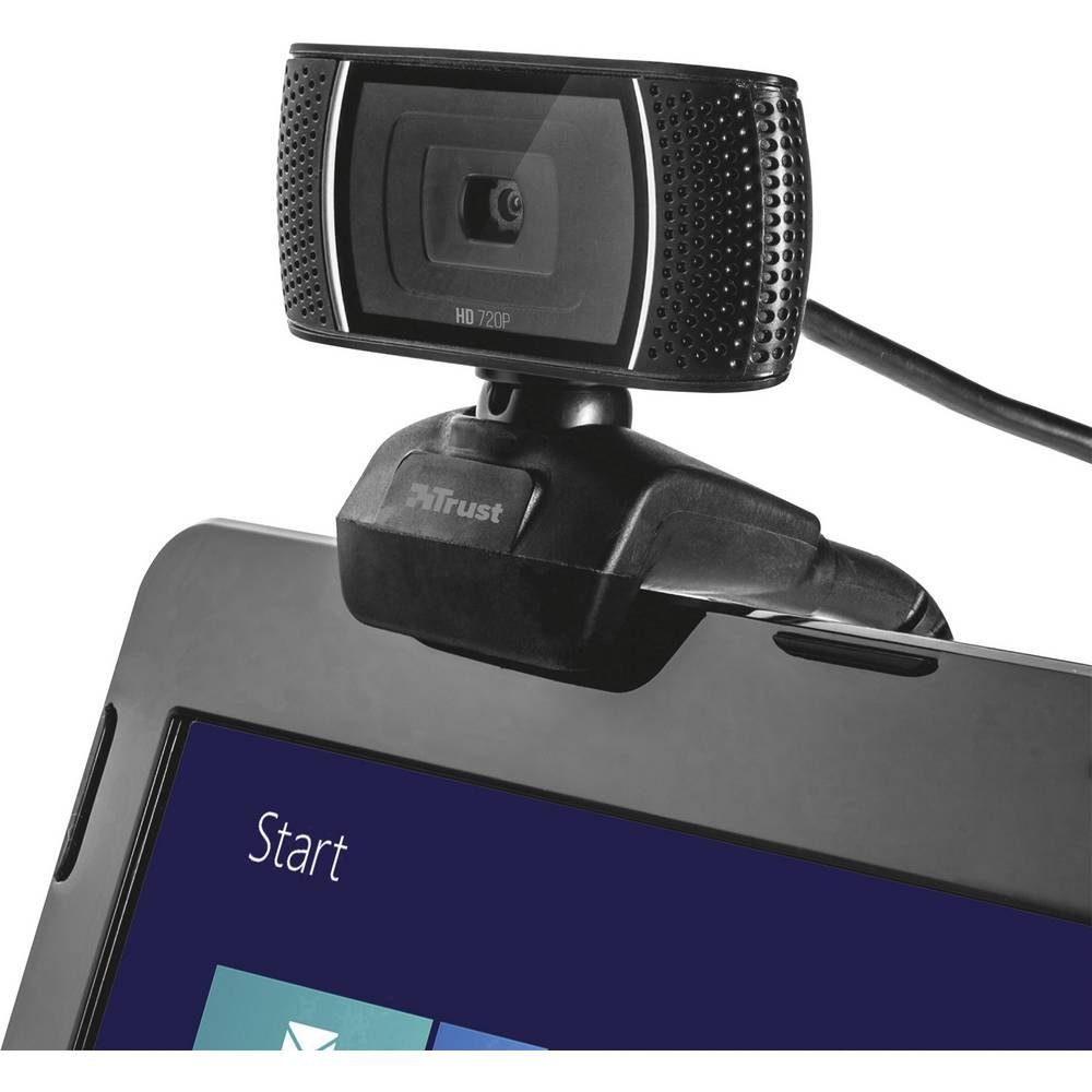 Trust HD (Klemm-Halterung) Webcam Webcam Video