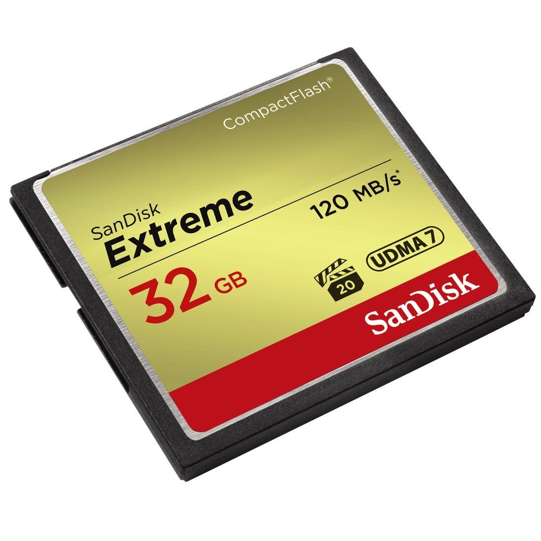 Sandisk CF Extreme Speicherkarte (32 GB, 120 MB/s Lesegeschwindigkeit)