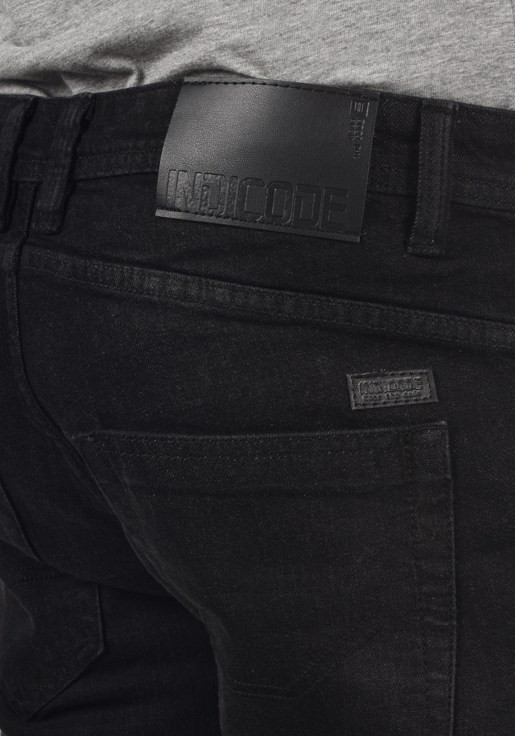 Indicode 5-Pocket-Jeans IDQuebec 5-Pocket-Jeans mit Washed-Effekt