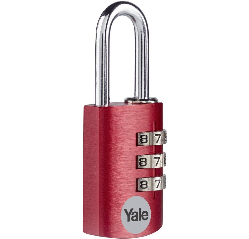 Thumbnail - Yale Vorhängeschloss YALE YE3CB/20/121/1/CO Vorhängeschloss 20 mm Rot Zahlenschloss
