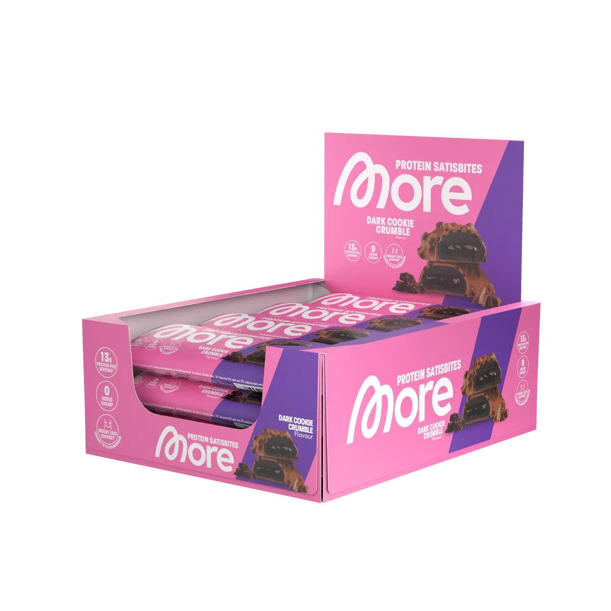 More Nutrition More Nutrition Protein Satisbites 12 x 2x25g Riegel, 600 g
