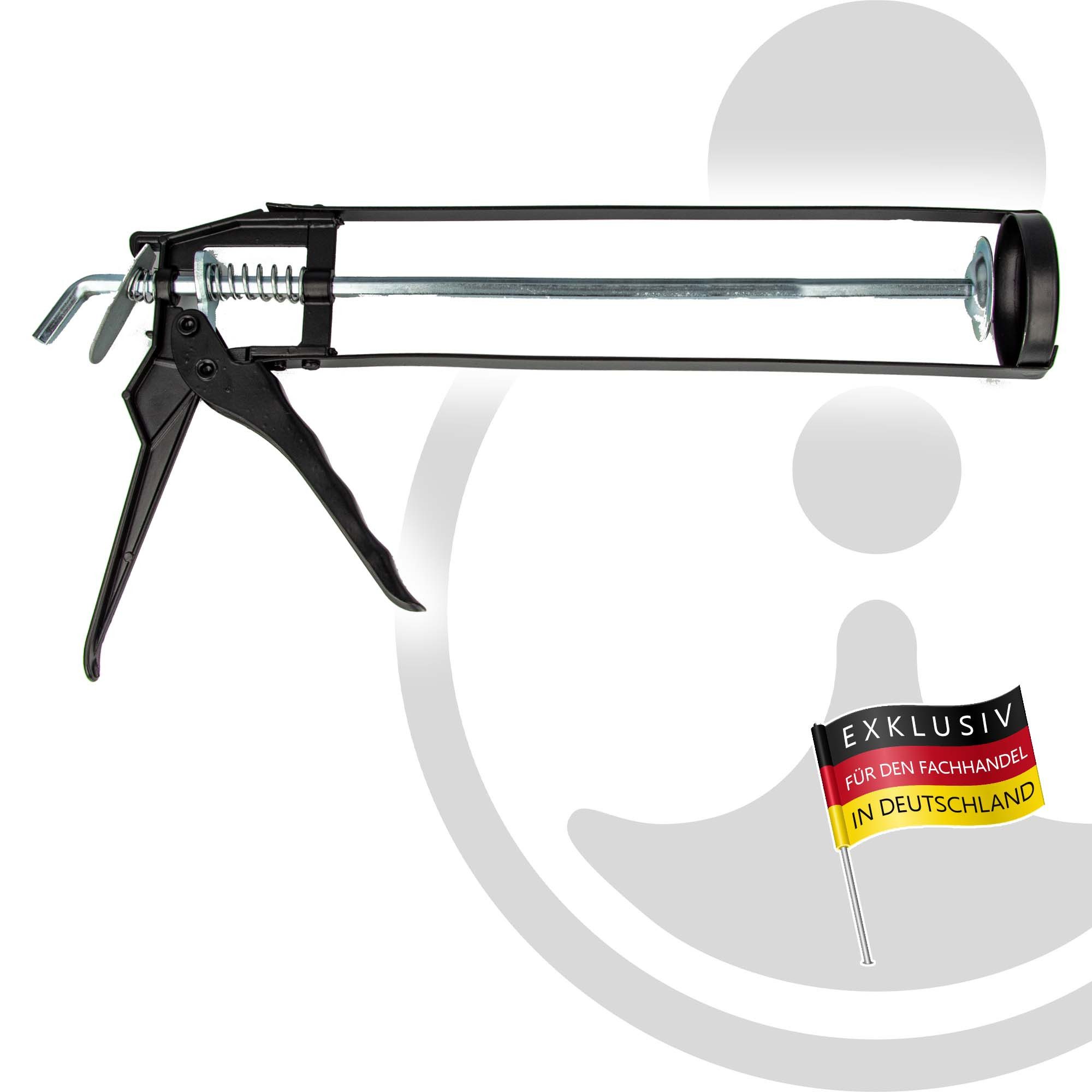 EUROTOOLS Kartuschenpistole Skelett-Kartuschenpresse für Silikon, Acryl & Kleber