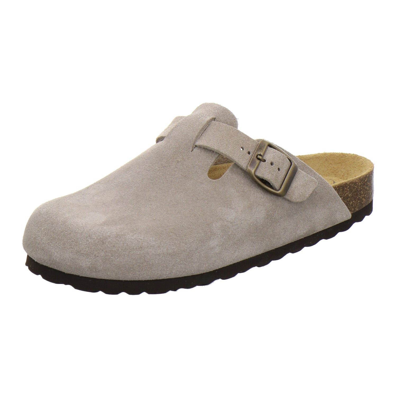 AFS-Schuhe 290074 Clogs Pantolette für Damen aus Leder mit Fußbett, Hausschuhe Made in Germany