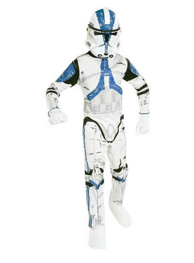 Rubie´s Kostüm Star Wars Clone Trooper Kostüm für Kinder, Star Wars-Kostüm aus der Clone Wars-Animationsserie
