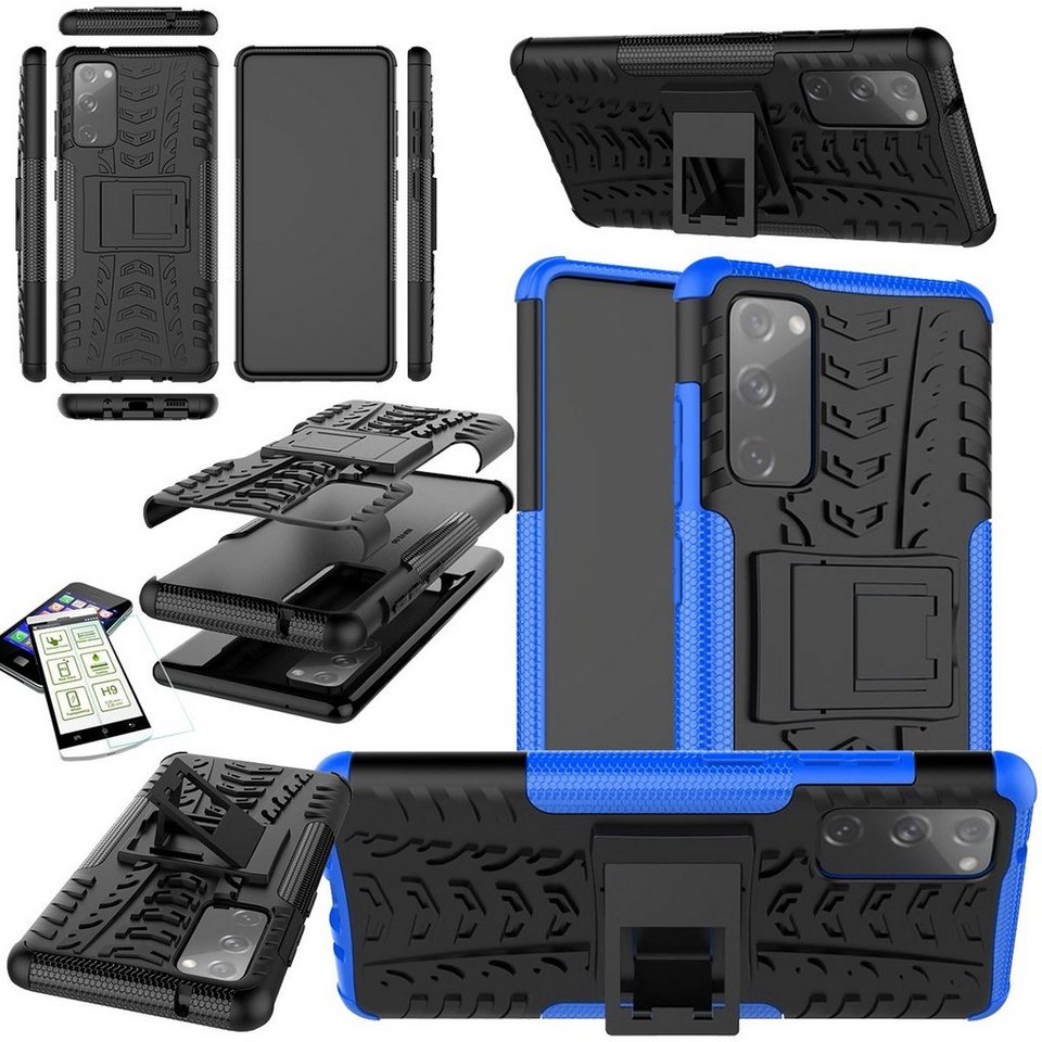 Wigento Handyhülle »Für Samsung Galaxy S20 FE G780F G781B Hybrid Case