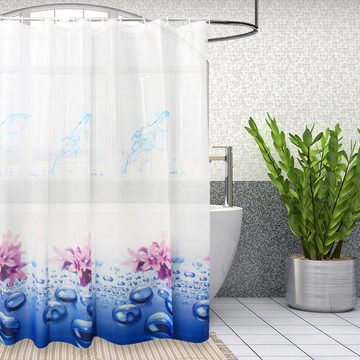 AUKUU Duschvorhang Einfacher Einfacher verdickter Duschvorhang wasserdichter und, schimmelresistenter Trennvorhang Duschvorhang frei hängend