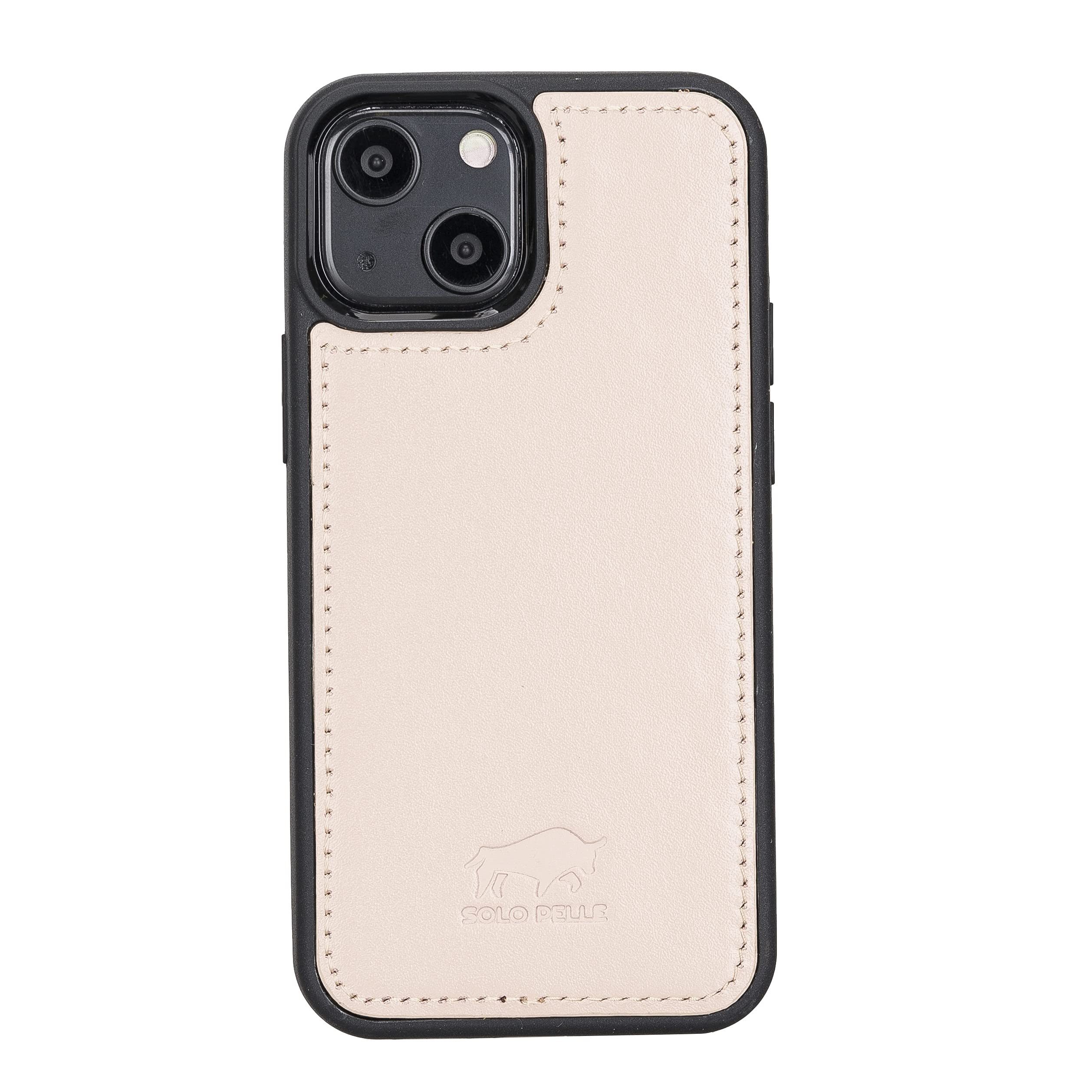 Solo Pelle Smartphonetasche Lederhülle für iPhone 13 Mini 5.4 Zoll Stanford Case Ledertasche