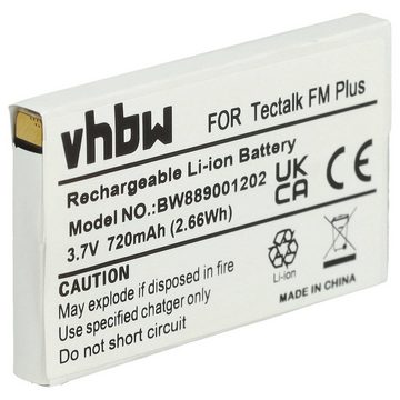 vhbw kompatibel mit Albrecht Tectalk FM, FM Plus, FM+ Akku Li-Ion 720 mAh (3,7 V)