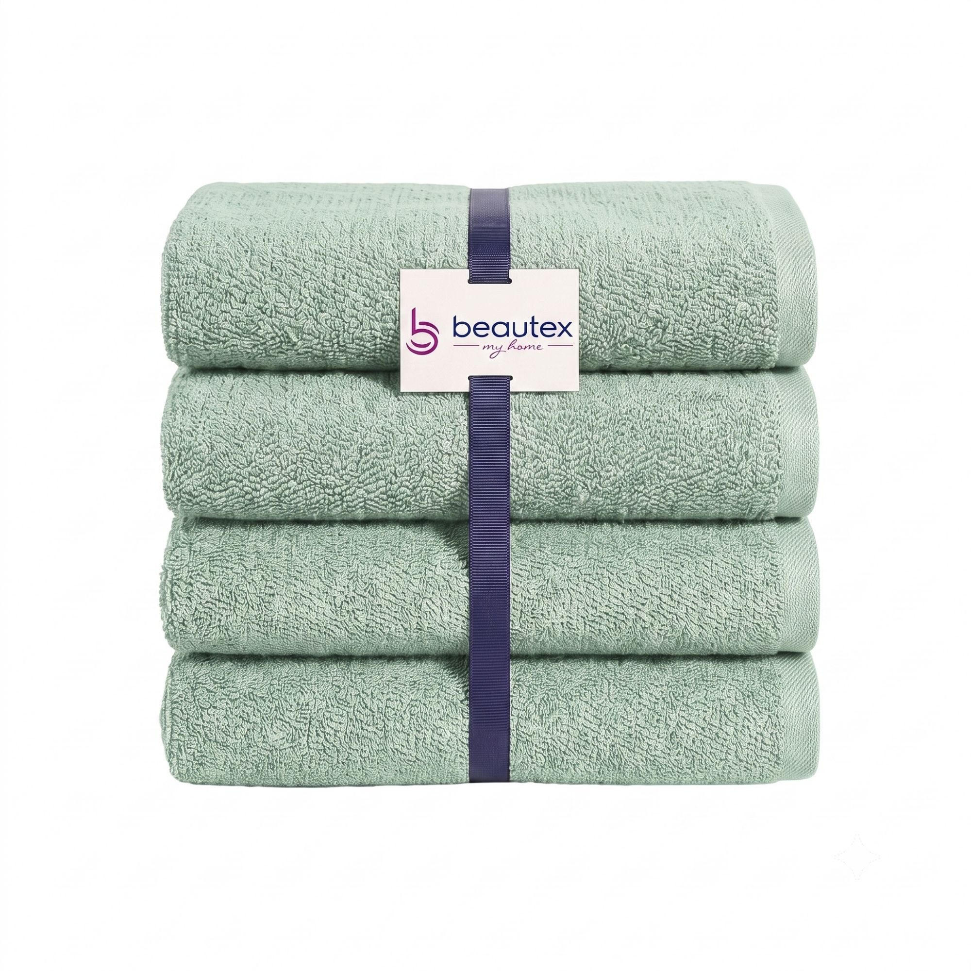Beautex Handtuch Set, Premium Frottier Sets, 100% Baumwolle 550g/m², Multischlaufen-Optik, Frottier, saugstark, weich, flusenfrei, schnelltrocknend, schadstoffgeprüft