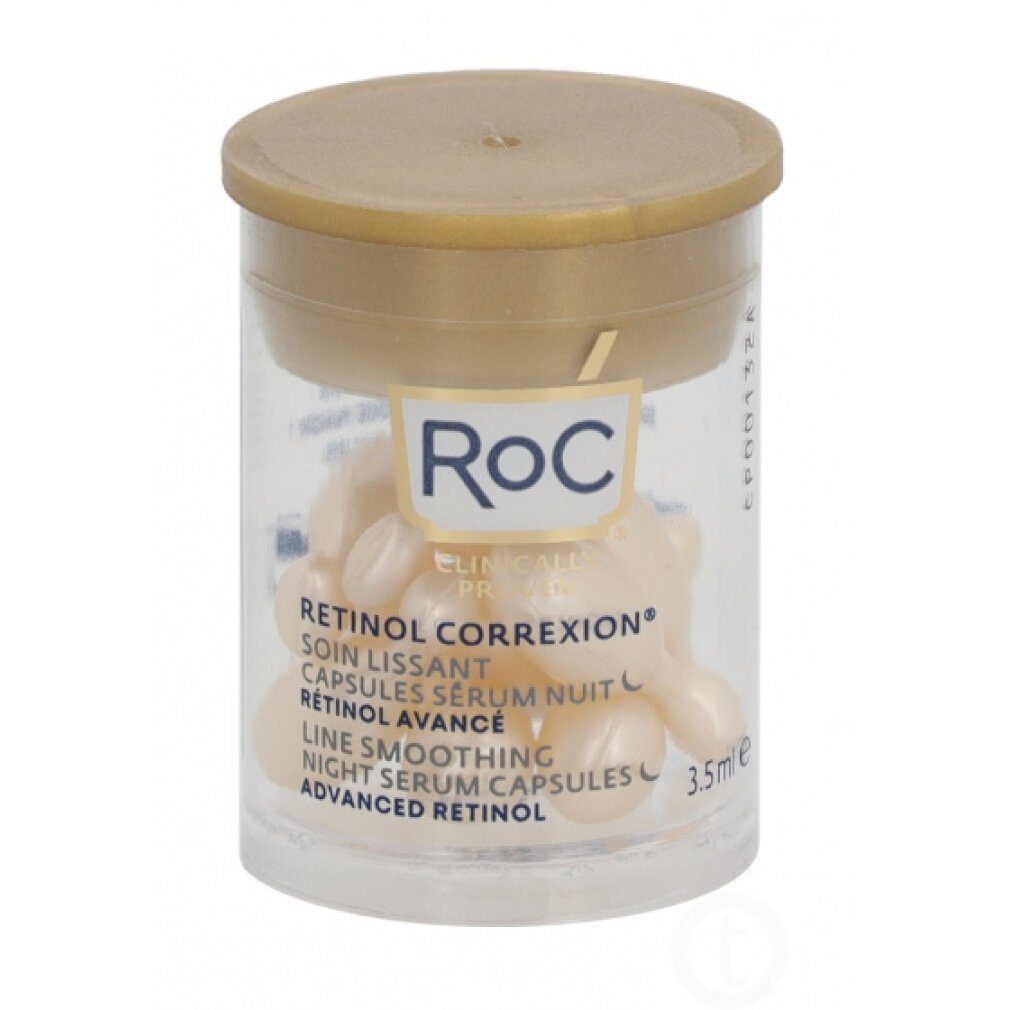 3,5 ROC Roc Nachtcreme Serum Retinol ml Capsules Line Smoothing 10 Night Correxion