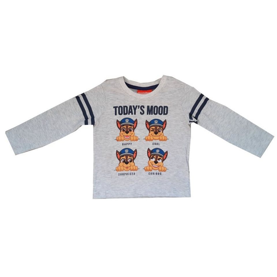 PAW PATROL Langarmshirt, Jungen Langarmshirt mit coolem Motiv von Paw Patrol