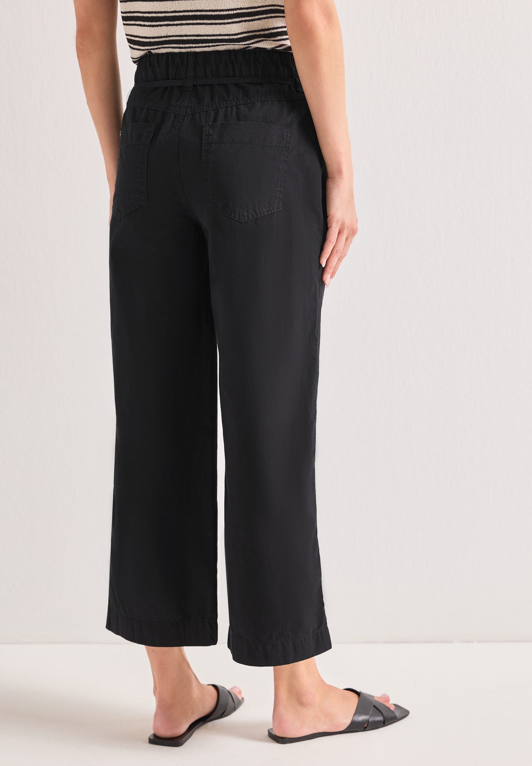 STREET ONE Stoffhose High Waist