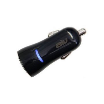 AIV Dual KFZ 3,4A USB Ladegerät 12V 24V Lader Audio- & Video-Kabel, Zigarettenanzünder, USB Typ A, Mini Format Lade-Adapter mit LED, für Handy, Navi, MP3-Player etc