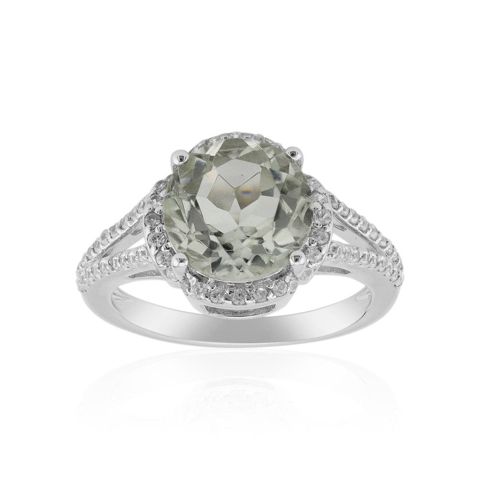 Cavill Silberring Brasilianischer grüner Amethyst & günstig online kaufen