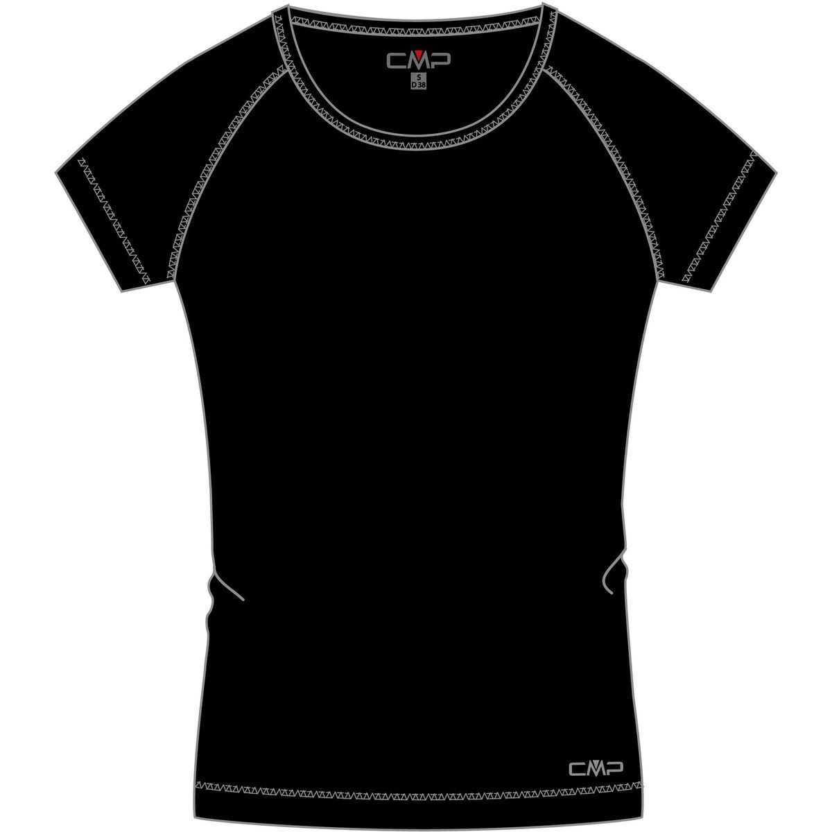 CMP Layershirt Woman Underwear T-shirt Hochfunktionelles Damen T-Shirt mit perfekter Passform, ideal als