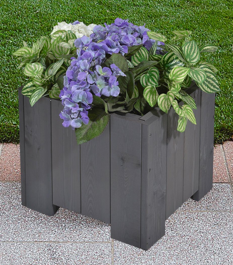 cm GASPO BxTxH: Blumenkasten 45x45x35 grau Wels,