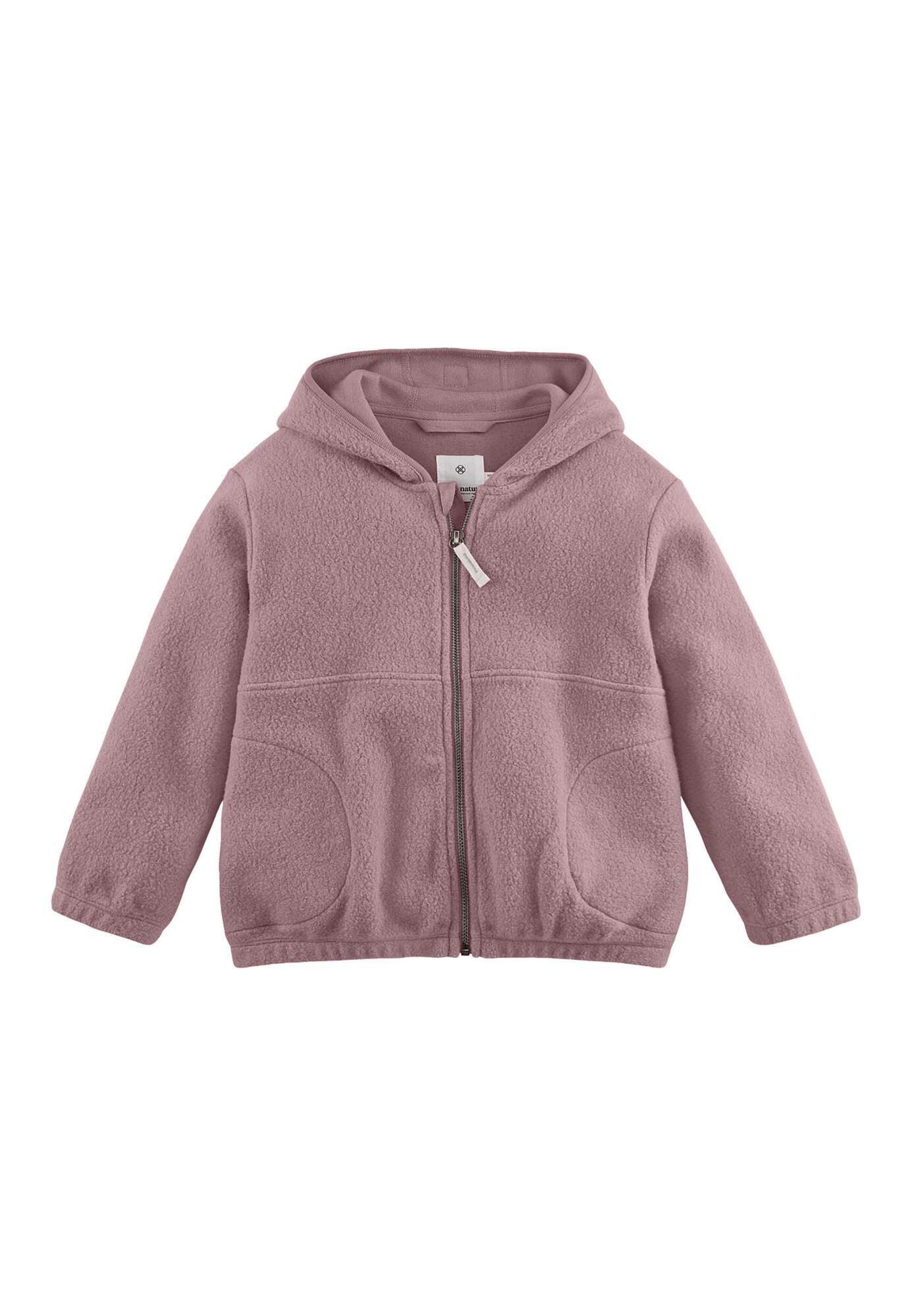 Hessnatur Fleecejacke aus reiner Bio-Baumwolle (1-St)