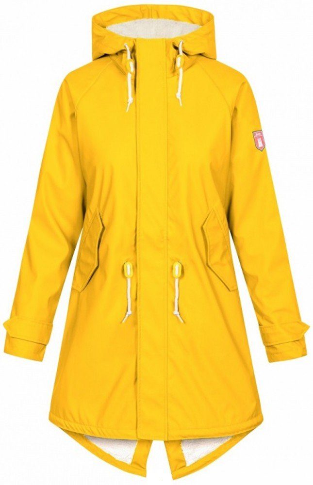 Derbe Parka PU Friese Tidaholm Cozy yellow/off white