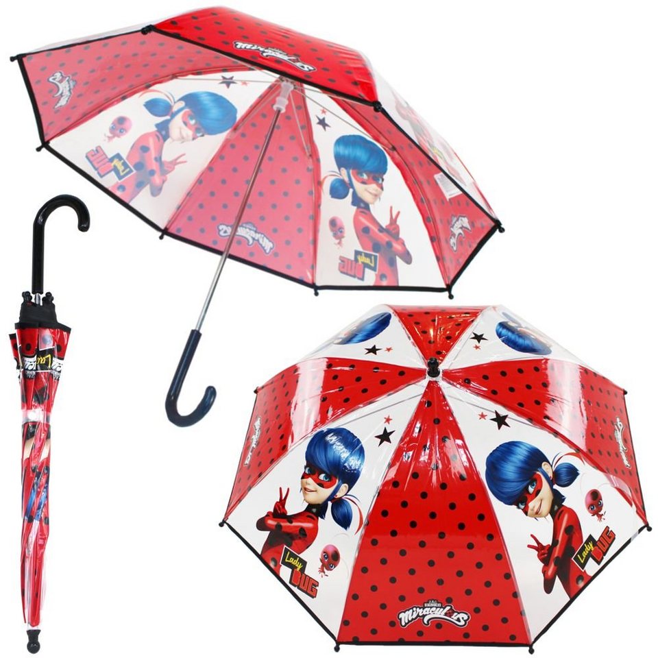 Vadobag Stockregenschirm Kinderschirm Regenschirm Miraculous Rainy Days,  Kindermotiv