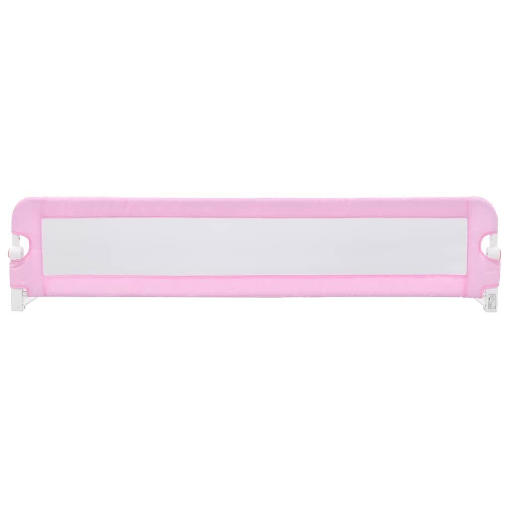 vidaXL Bettschutzgitter Kleinkind-Bettschutzgitter Rosa 180x42 cm günstig online kaufen