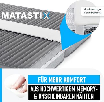 Matratzenkeil MATASTIX Liebesbrücke für Matratzen mit Spanngurt Matratzenverbinder MAVURA, Ritzenfüller Doppelbettbrücke 200x20cm