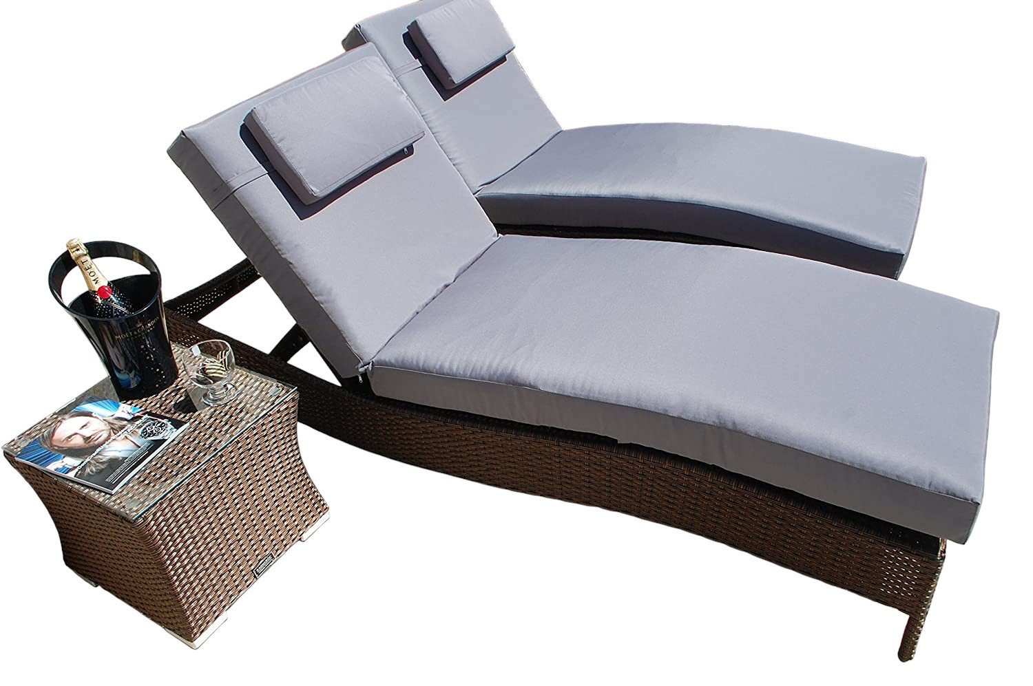 Ragnarök Möbel-Design Gartenliege Sonnenliegen Set, 3-teilig, günstig online kaufen