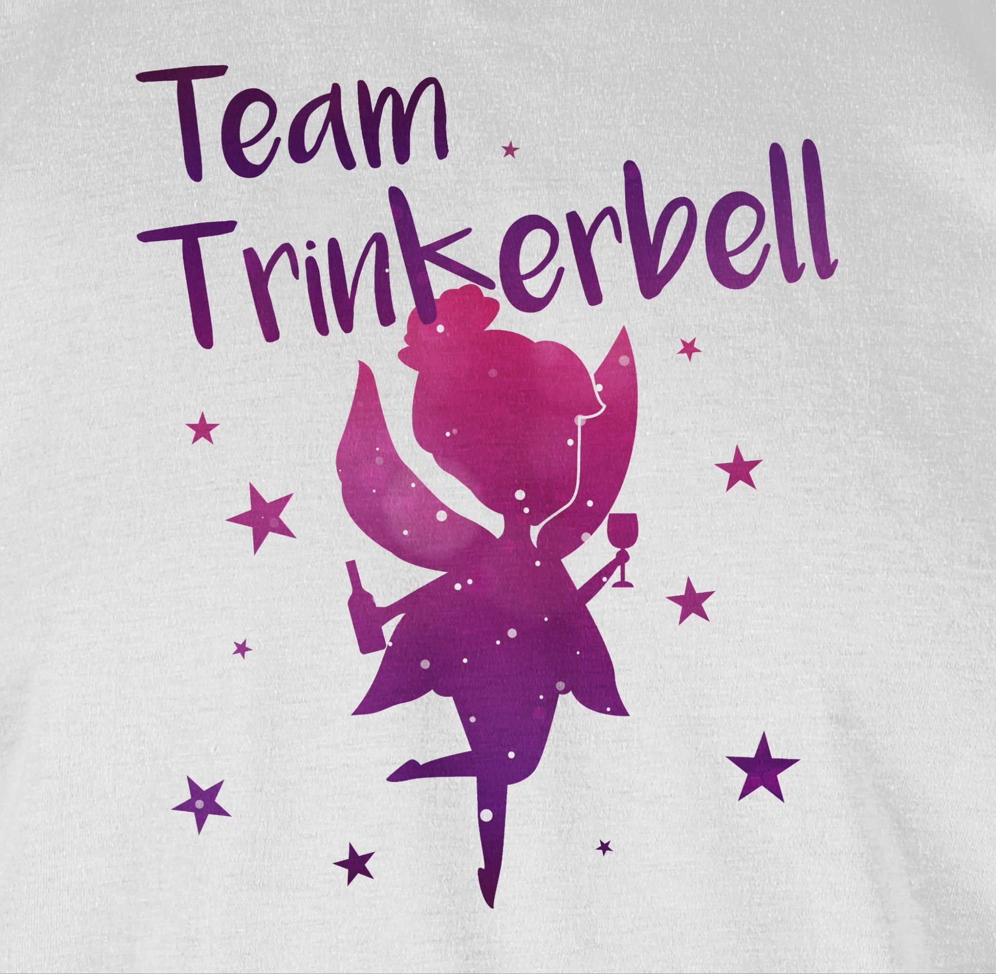 Team Weiß T-Shirt Karneval Outfit - 3 Shirtracer Trinkerbell