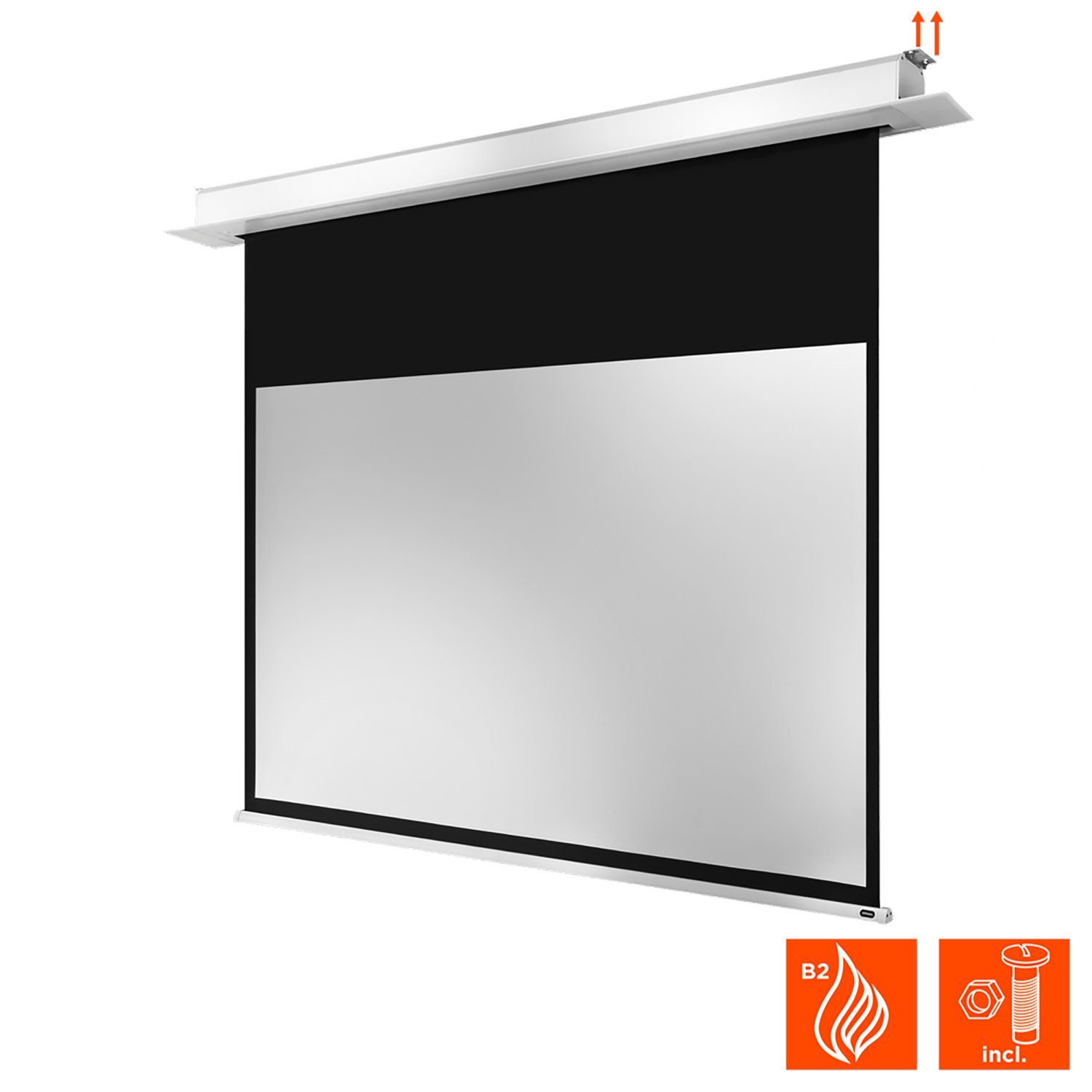 x Motorleinwand Celexon 158cm, 16:9, Pro+ Gain Deckeneinbau 1,2) (280