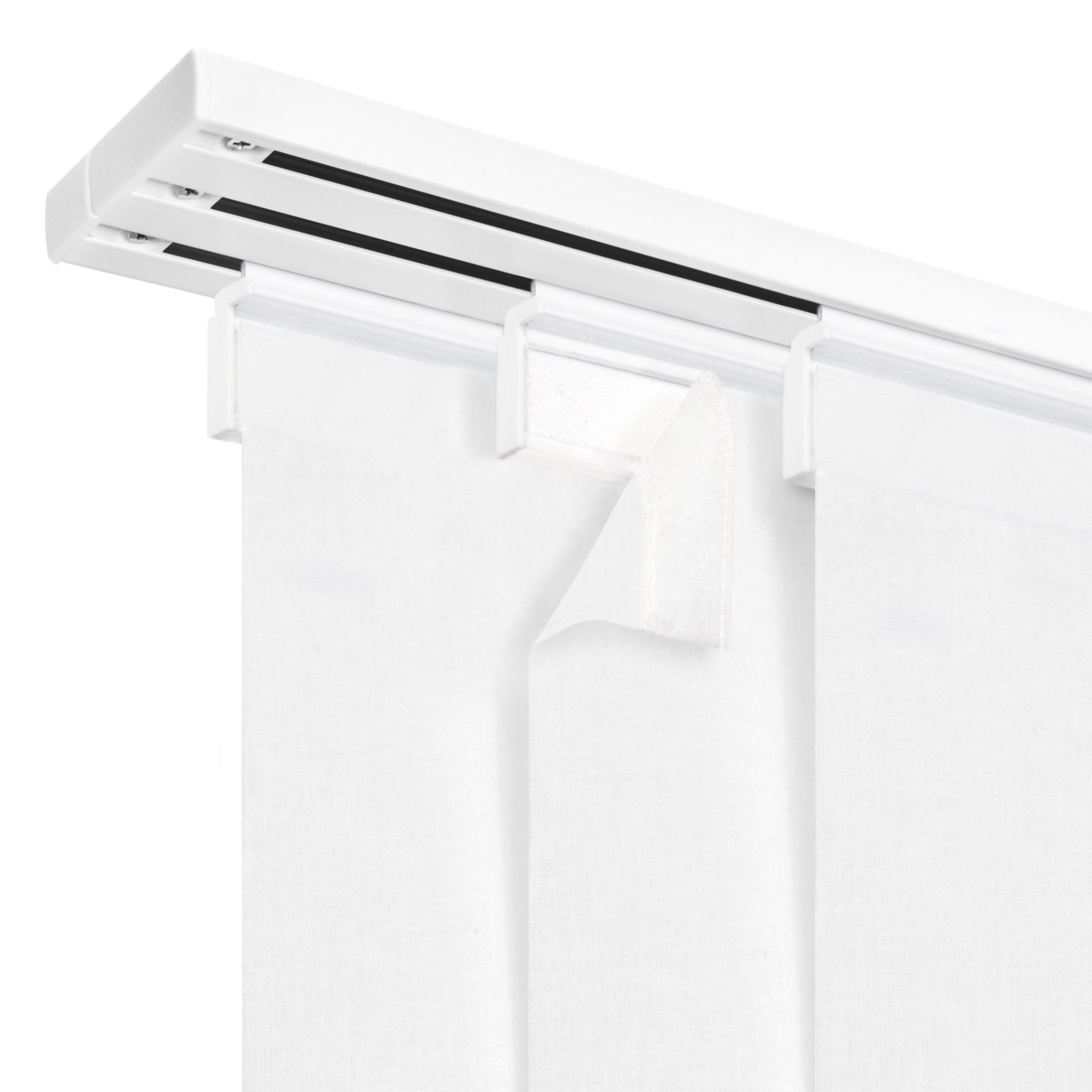 Bilderdepot24 Schiebegardine modern Flächenvorhang blickdicht Antiker Damast (3 St), halbtransparent, Wohnzimmer große Flächengardine lichtdurchlässig für Klemm-System