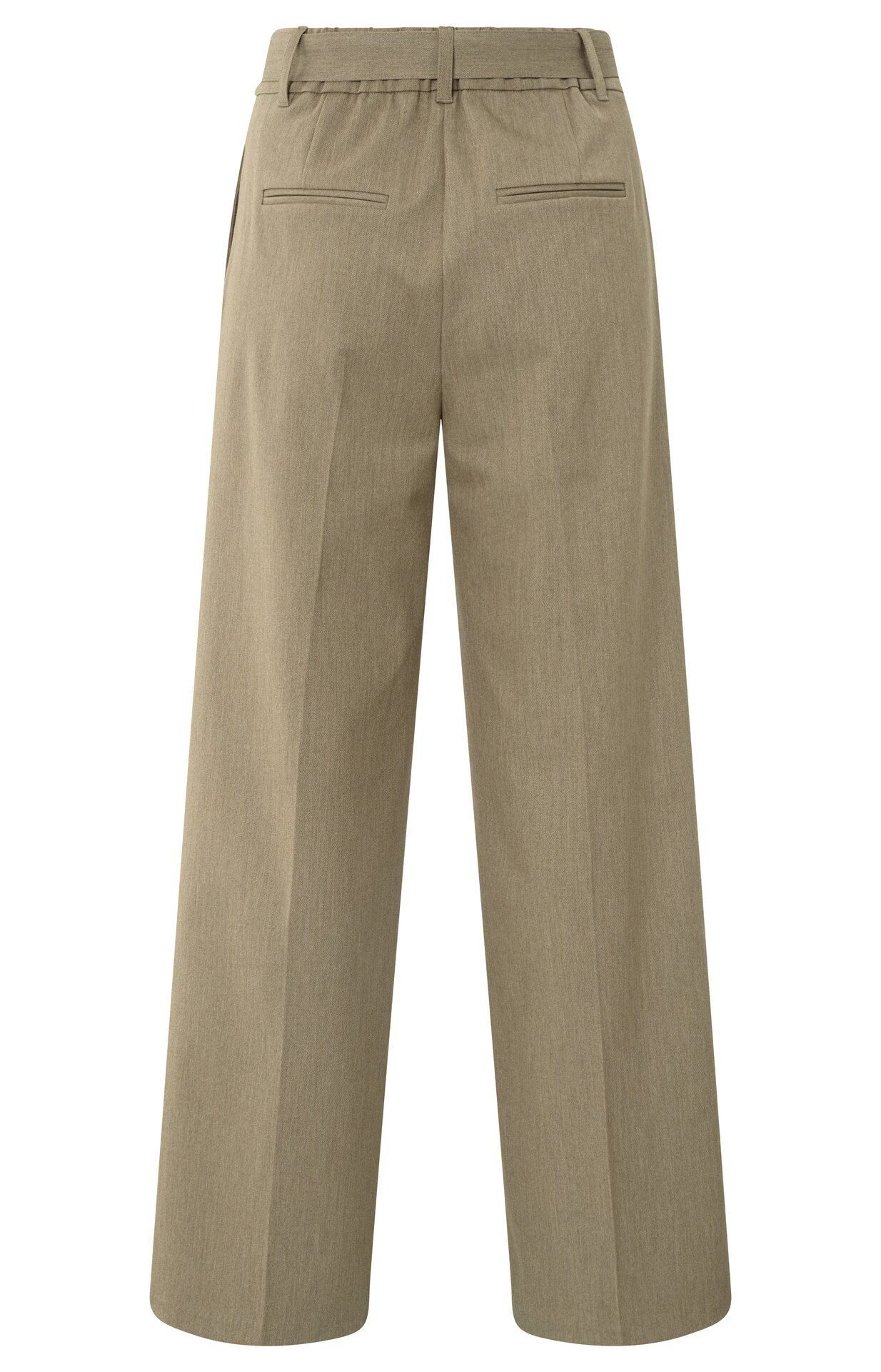 YAYA Taillenhose Gewebte Hose mit Gürtel günstig online kaufen