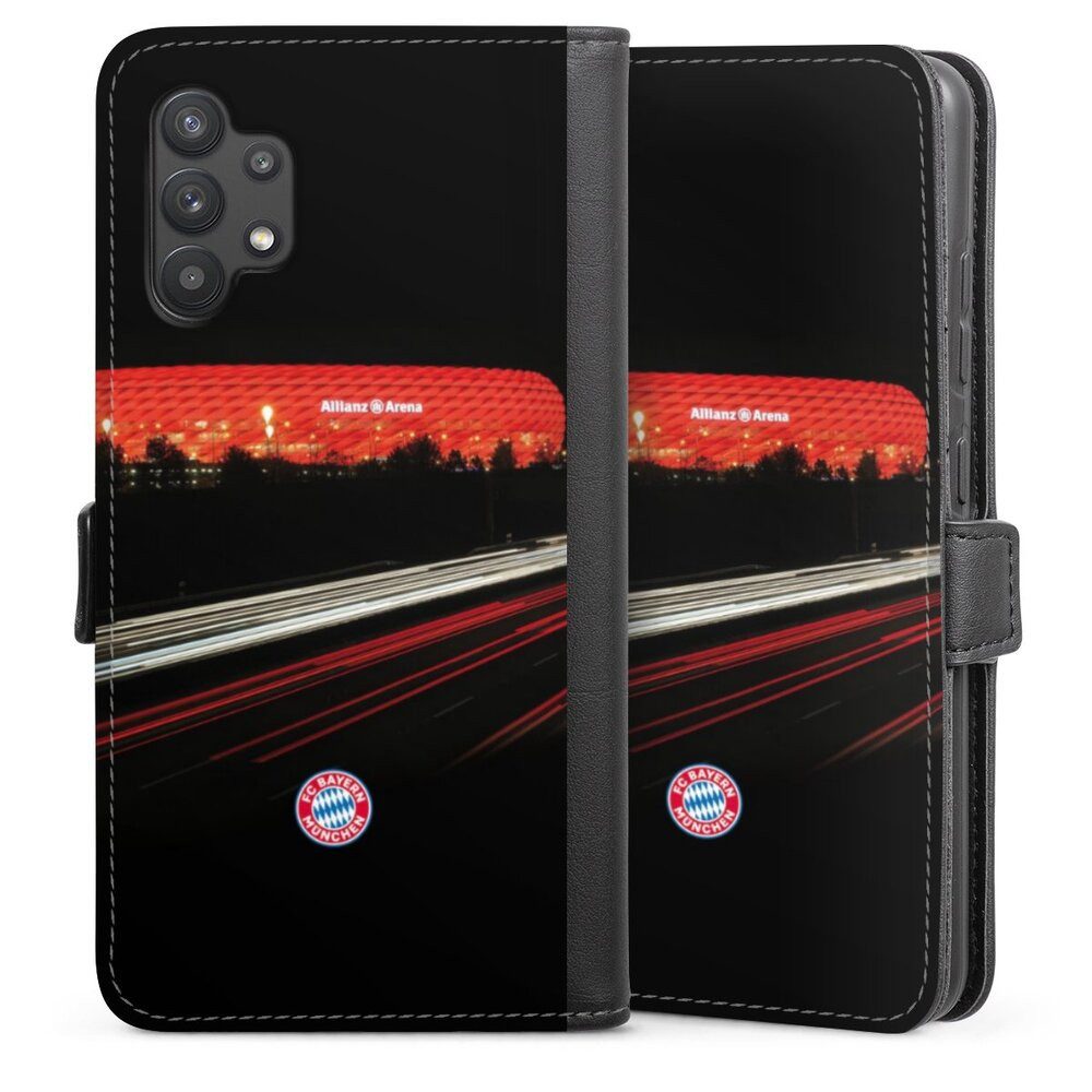 DeinDesign Handyhülle FC Bayern München FCB Stadion FC Bayern München Allianz Arena, Samsung Galaxy A32 4G Hülle Handy Flip Case Wallet Cover