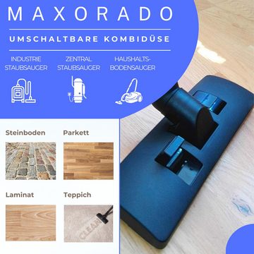 Maxorado Bodendüse Kombidüse 32mm Staubsaugerdüse für Taski Aero 8 15 Plus Staubsauger