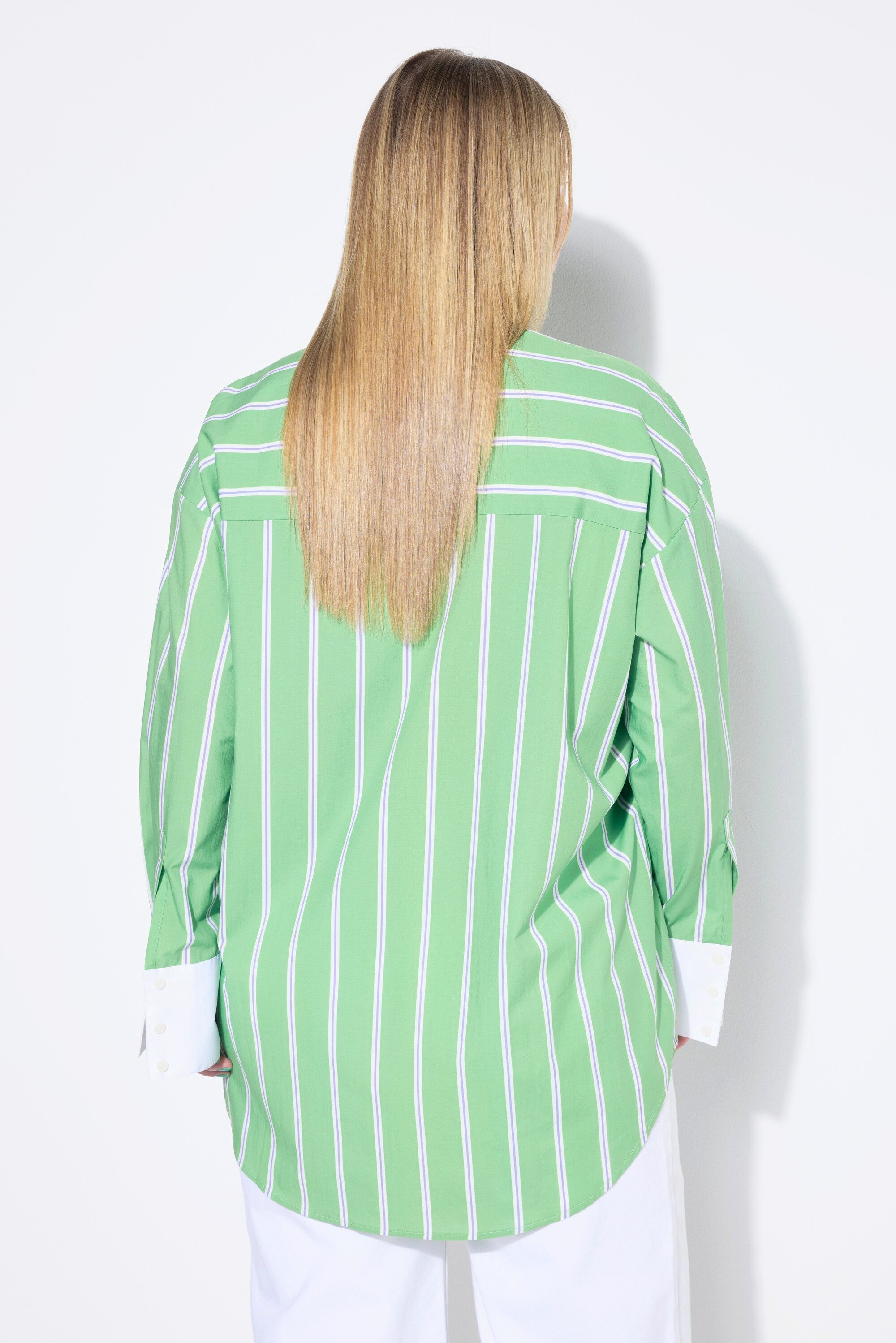 Studio Untold Hemdbluse Hemdbluse oversized Streifen Langarm