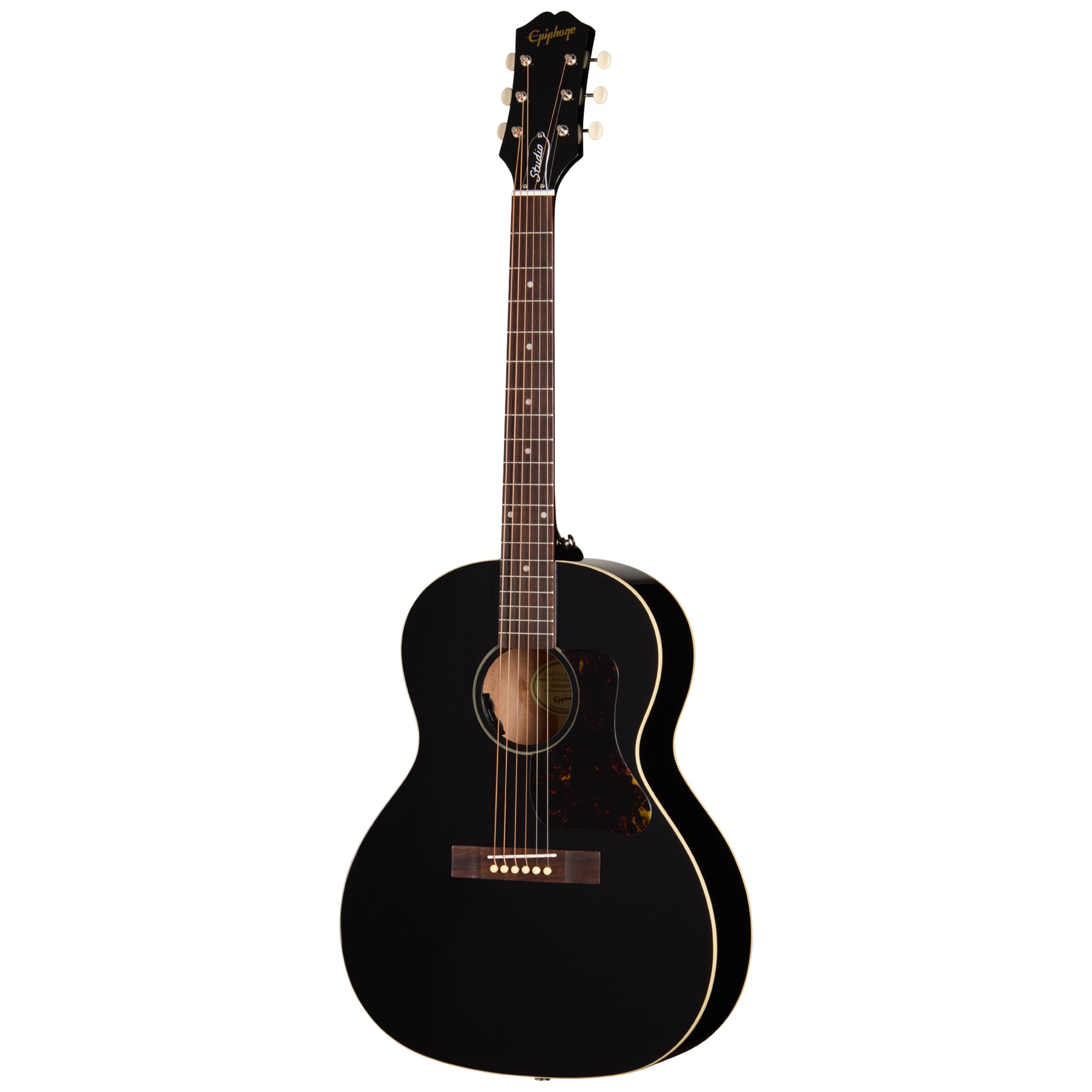 Epiphone Westerngitarre, Westerngitarren, Parlor Gitarren, Blues King Studio Ebony - Westerngitarre