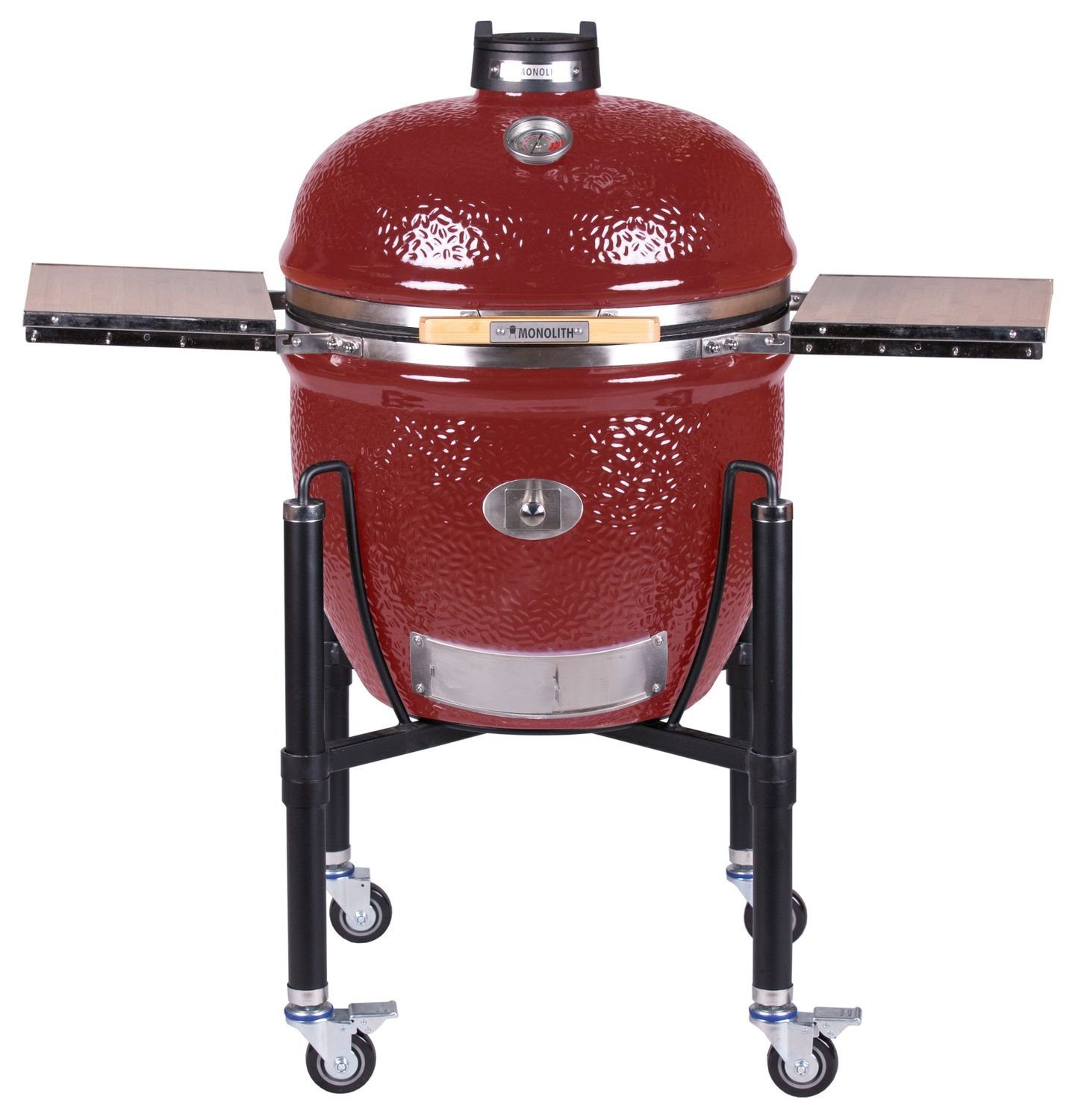 MONOLITH Keramikgrill Monolith Grill LeCHEF PRO-Serie 2.0 Rot - MIT Gestell