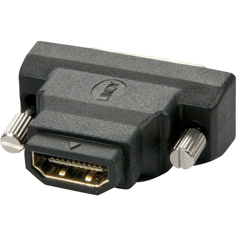 LINDY 41228 HDMI / DVI Adapter [1x HDMI-Buchse - 1x DVI-Stecker 18+1po TV-Adapter