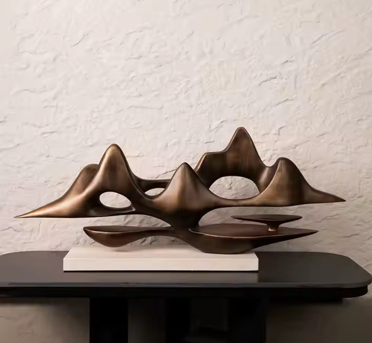 Quality Elegance Dekoobjekt Moderne Luxus-Skulptur „Goldener günstig online kaufen
