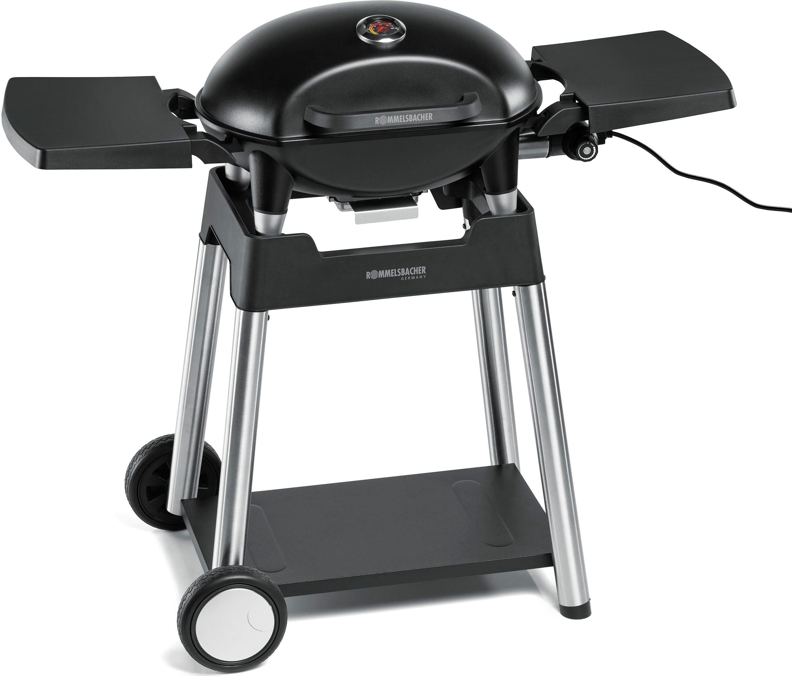 Rommelsbacher Elektrogrill BBQ 4100/S, 2200 W, BARBECUE GRILL MIT GRILLWAGEN