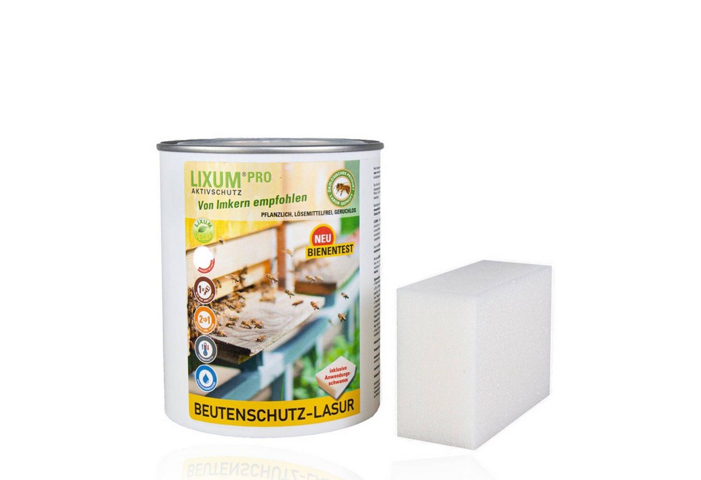 Thumbnail - LIXUM Holzschutzlasur LIXUM PRO 100% biologische & natürliche Beutenschutz Lasur