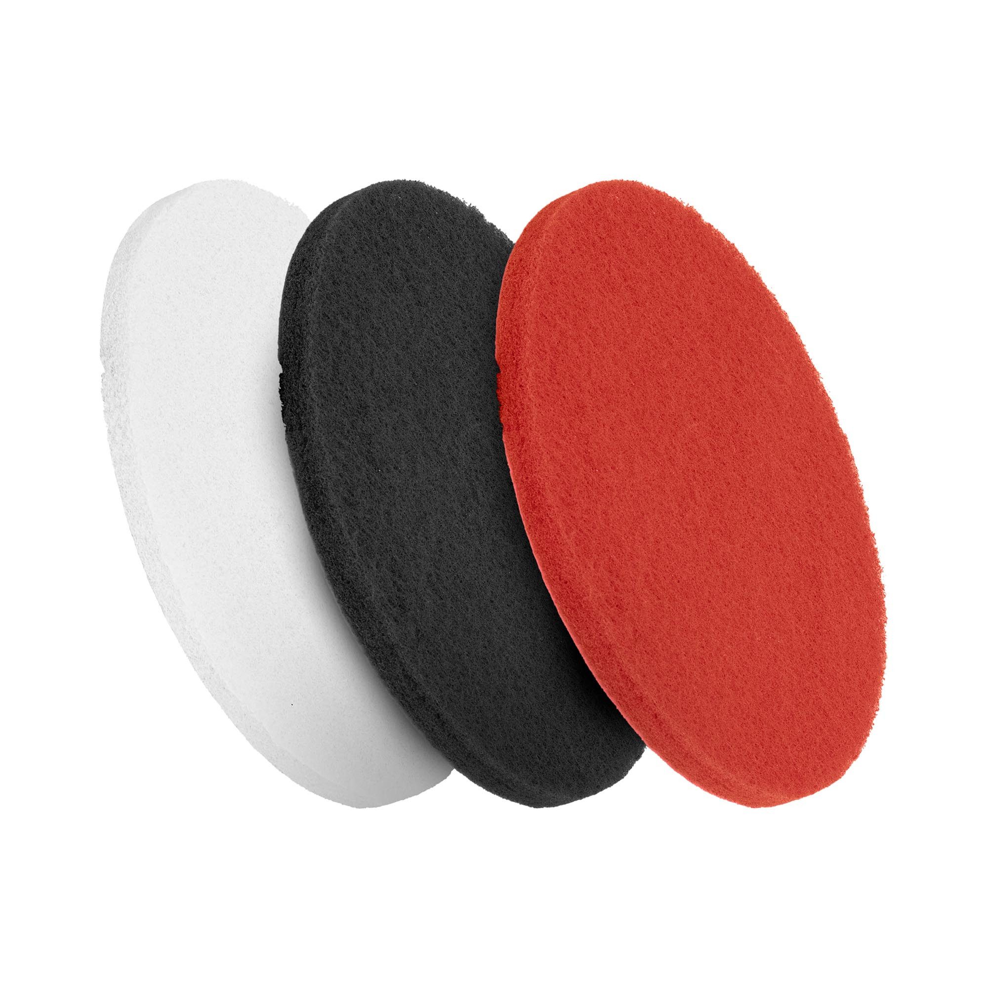 Ulsonix Polierpad Einscheibenmaschine Pads Schleifpads Reinigungspads 17 Zoll 3 Härten