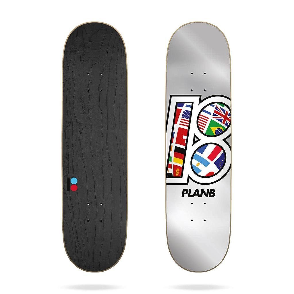 Plan B Skateboard B Plan Deck Global Skateboard Team 8.5"x32.125"